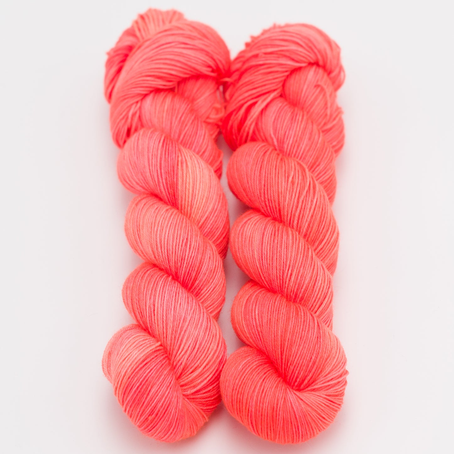 Hot Coral - Merino/Nylon 4-ply