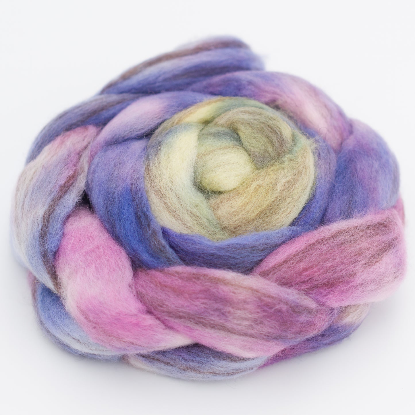 Lavender Queen Cinna Roll BFL Fiber Top