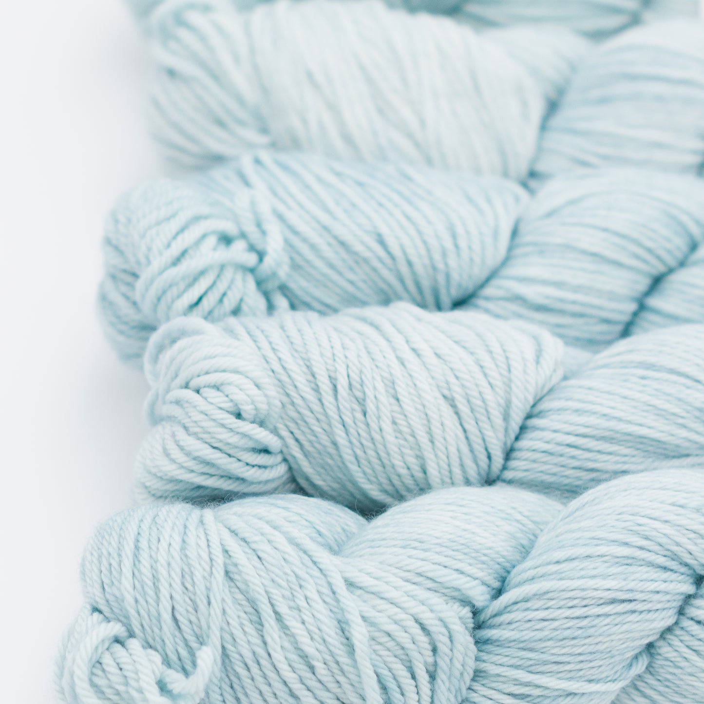 Morning Skies on Puget Sound - Organic Merino Worsted NSW